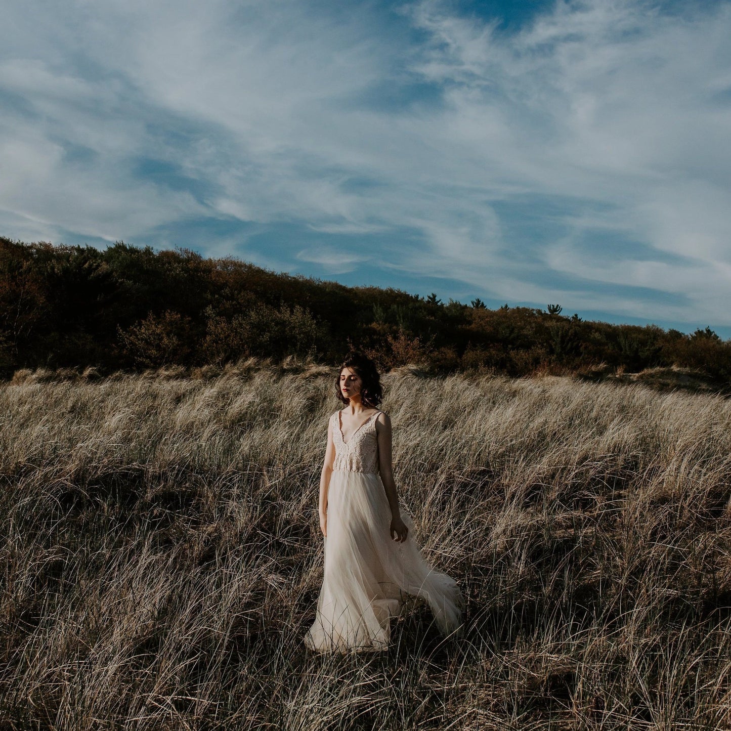 Viviana Lace Tulle Bridal Gown