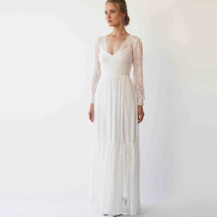 Seraphine Boho Lace Bridal Gown