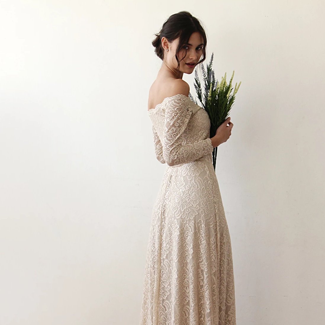 Emilia Lace Elegance Gown