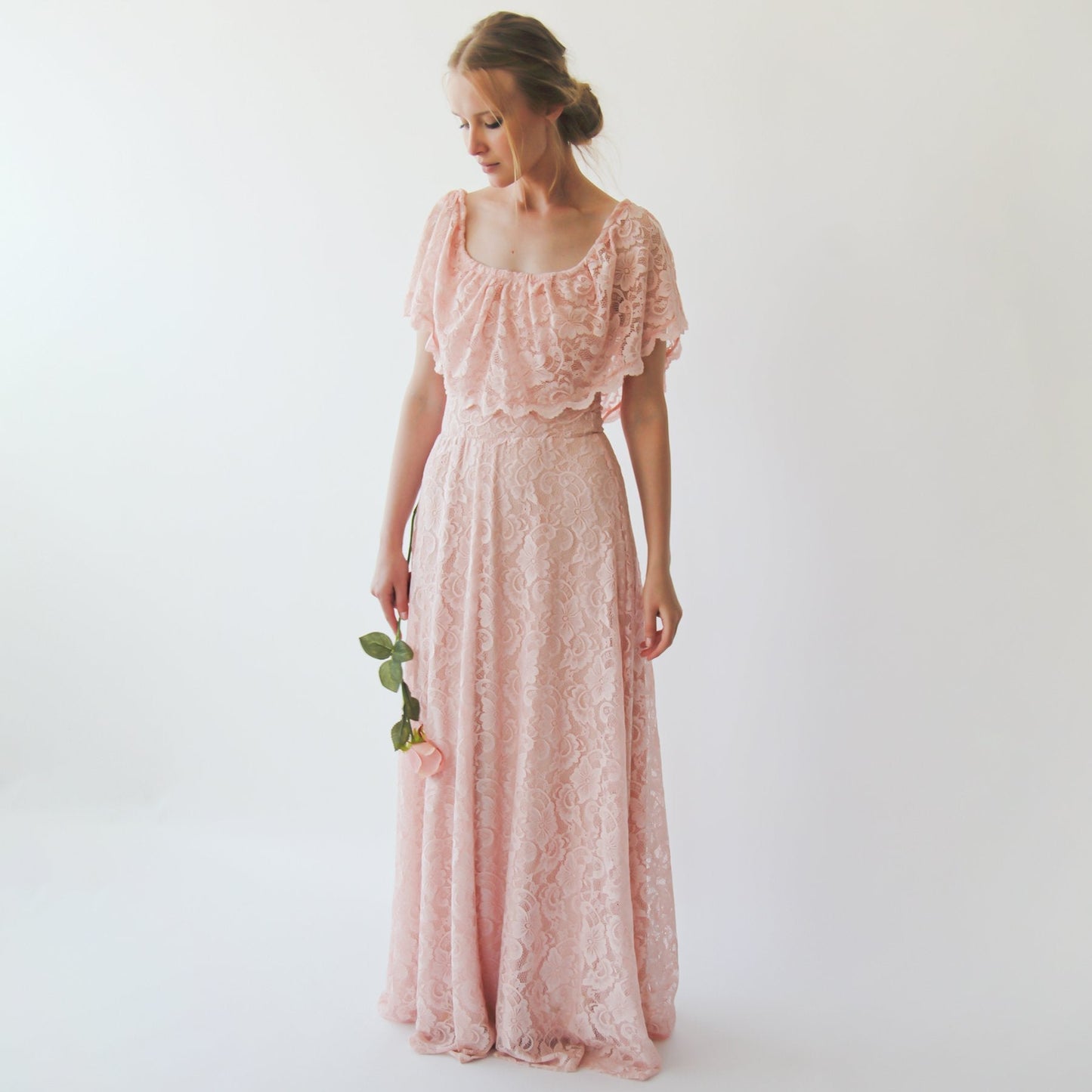 Rosalie Boho Lace Maxi Dress