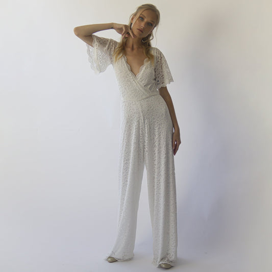 Élodie Lace Bridal Jumpsuit