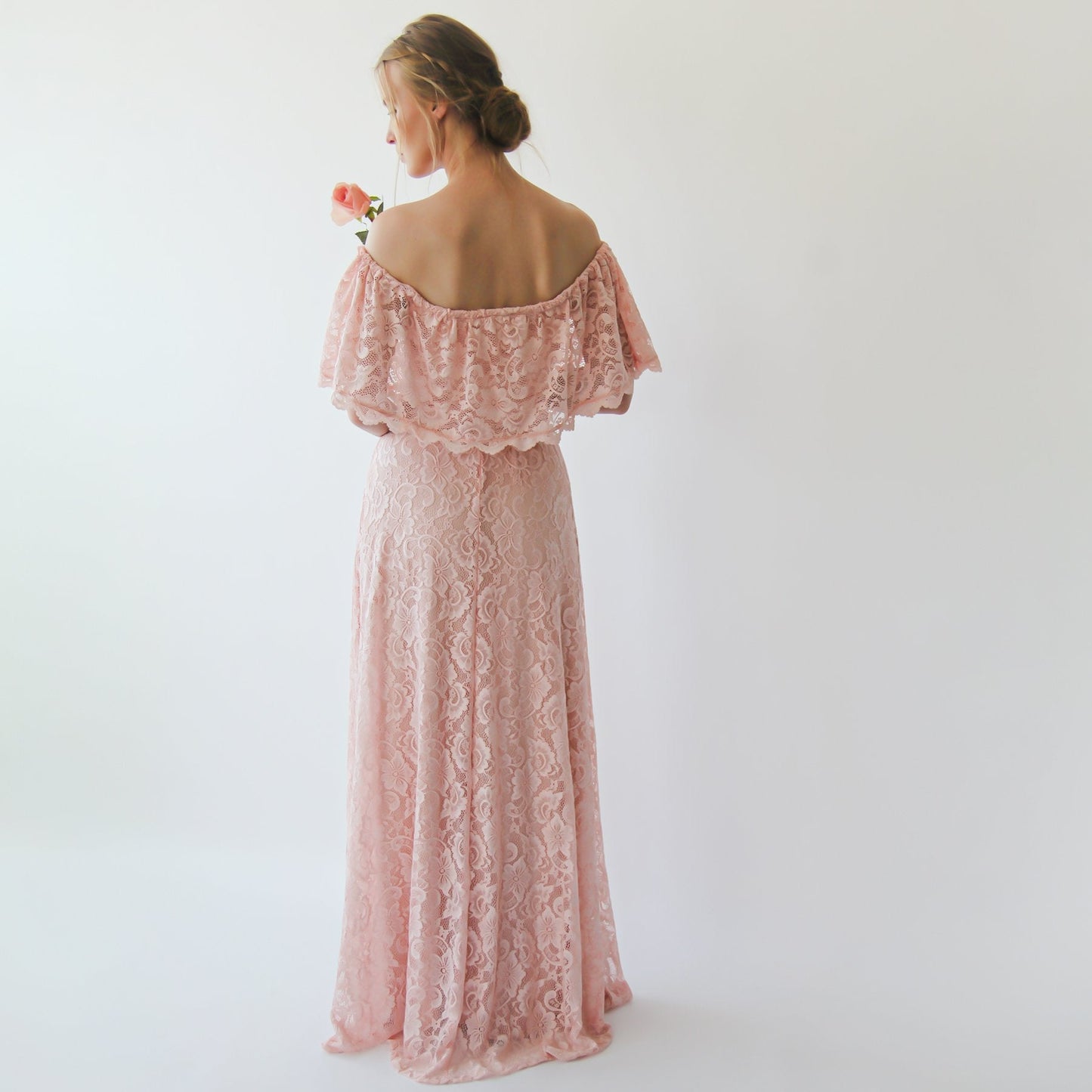 Rosalie Boho Lace Maxi Dress