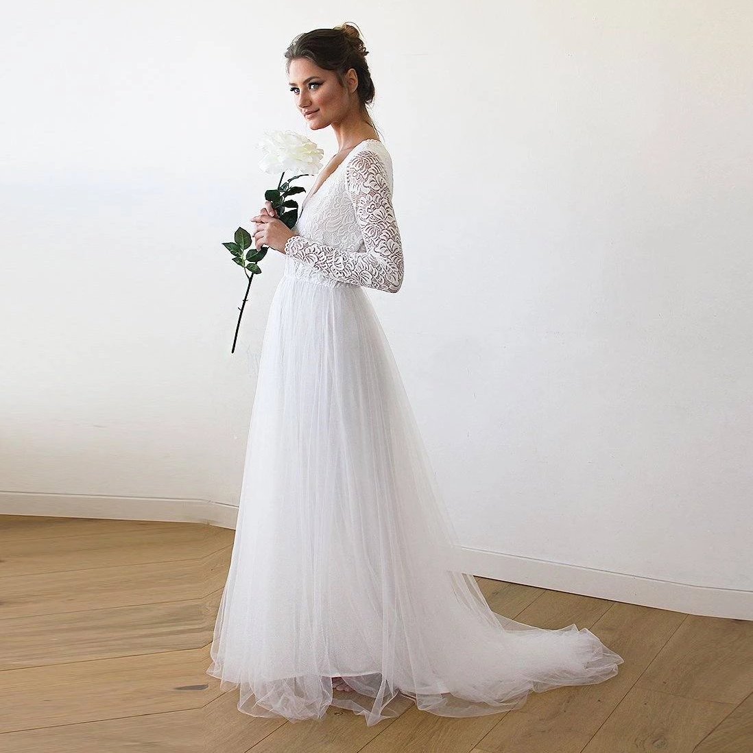 Tulle & Lace Wedding Gown #1164