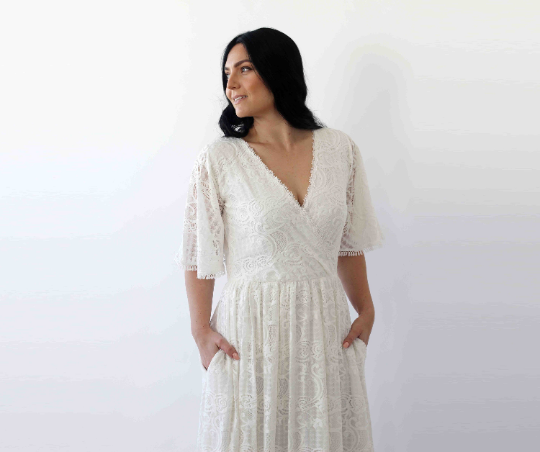 Luna Bohemian Lace Gown