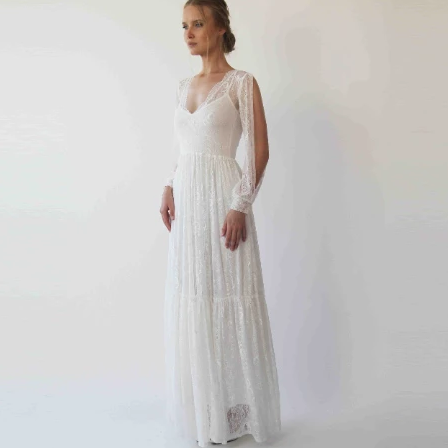 Seraphine Boho Lace Bridal Gown