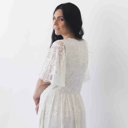 Luna Bohemian Lace Gown