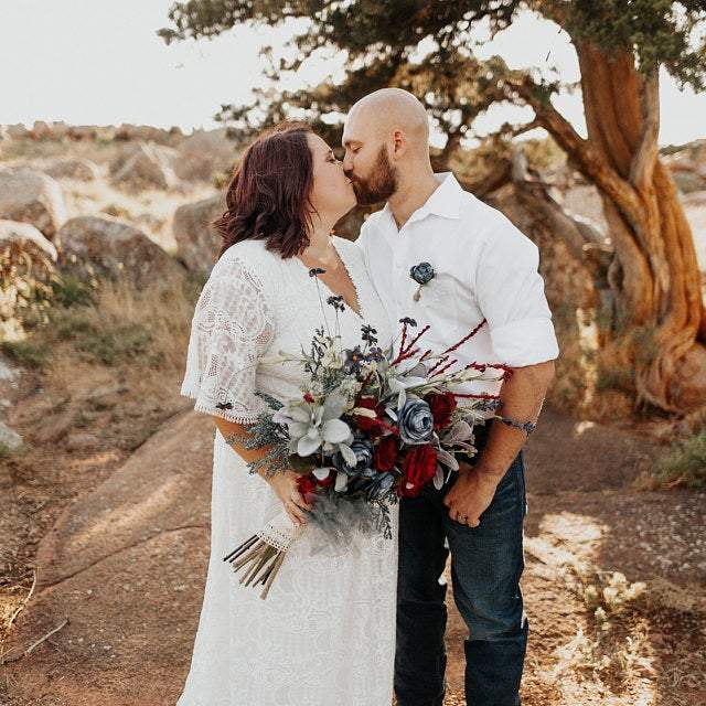 Luna Bohemian Lace Gown