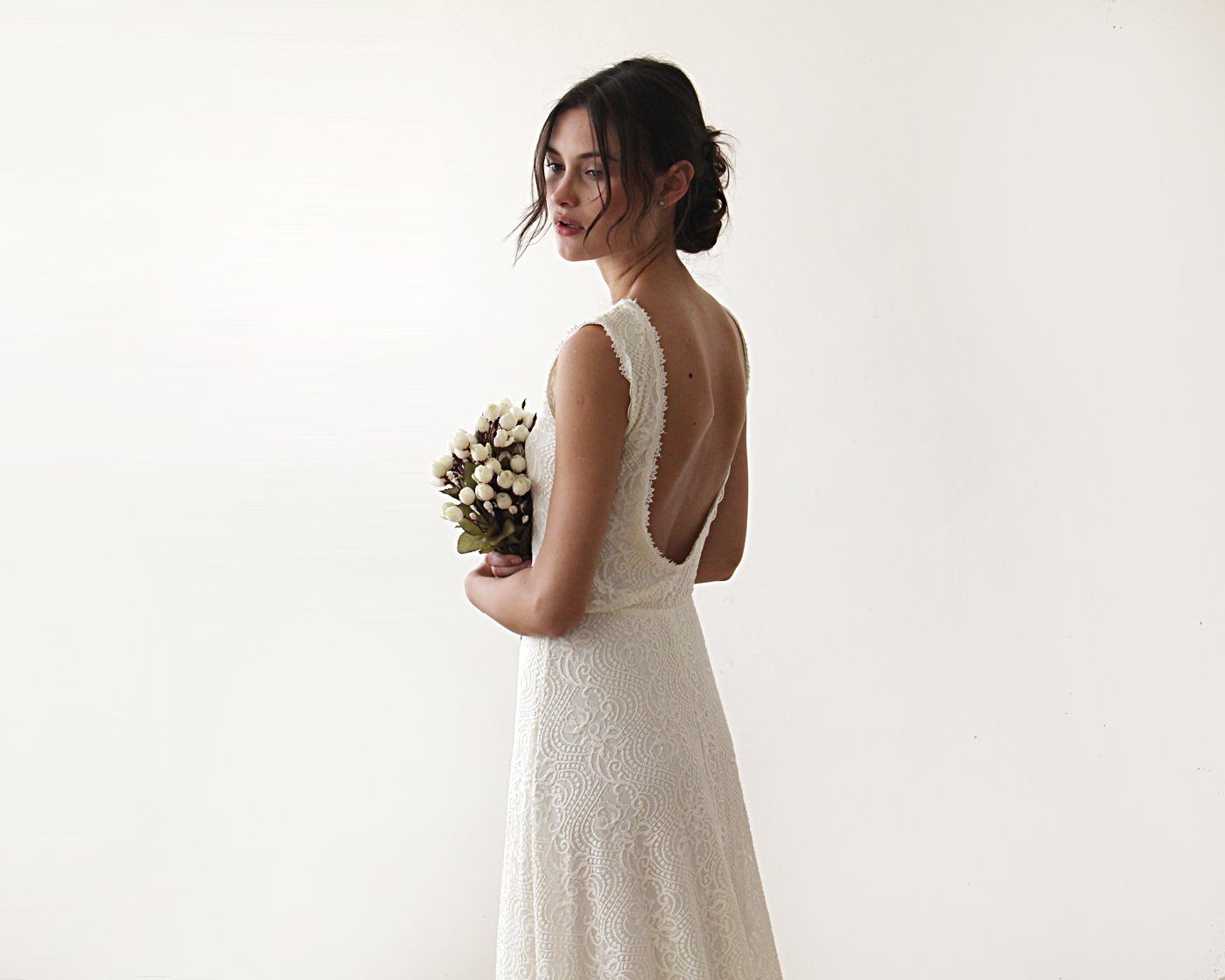 Celeste Vintage Lace Bridal Gown