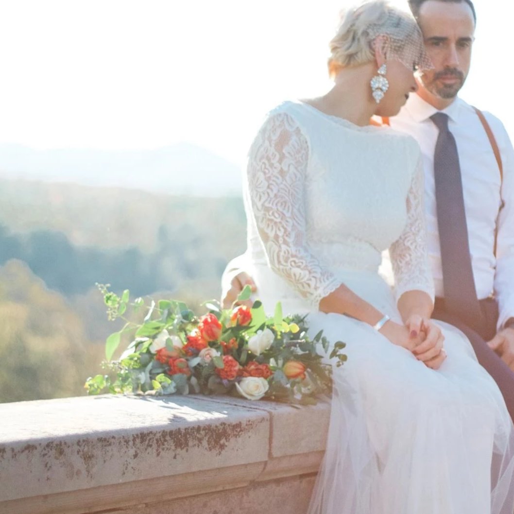 Vivienne Ivory Lace Tulle Gown