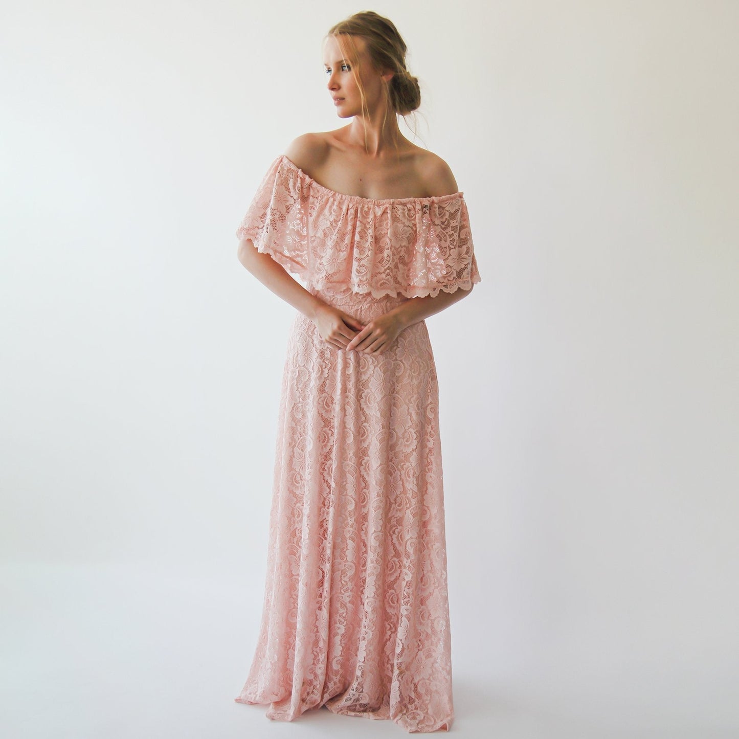 Rosalie Boho Lace Maxi Dress