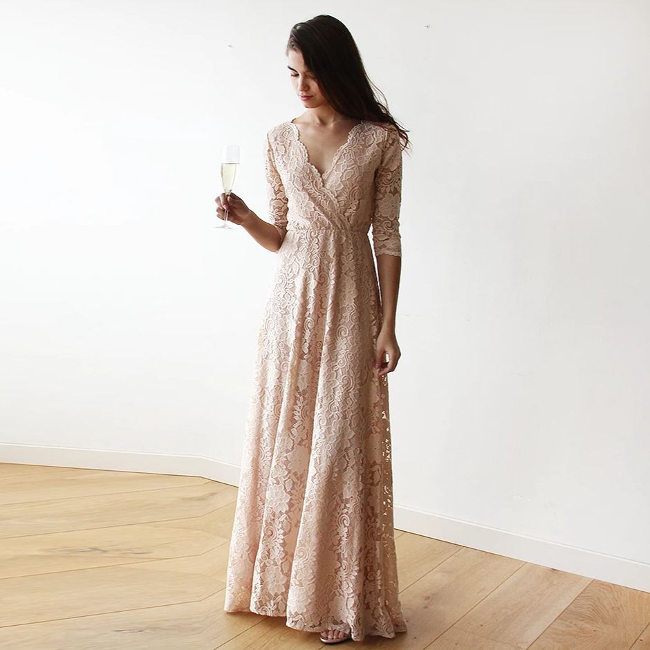 Celeste Amélie Vintage Maxi Gown