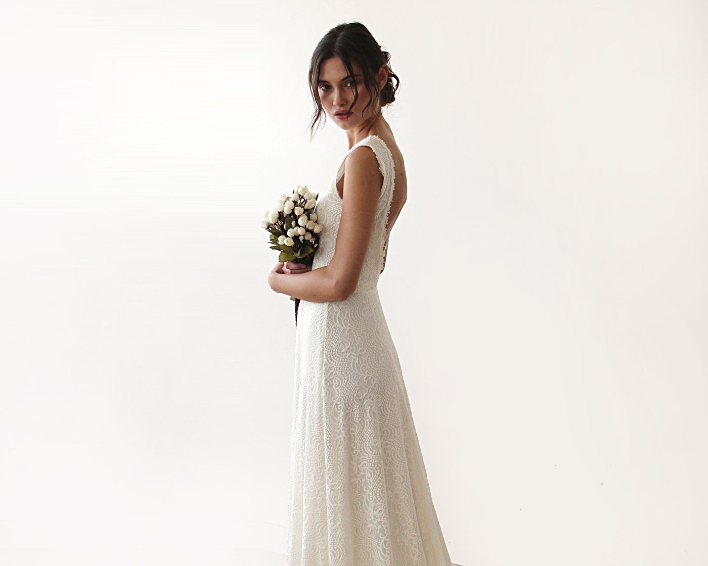 Celeste Vintage Lace Bridal Gown