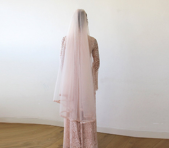 Voile Mid Lace Veil