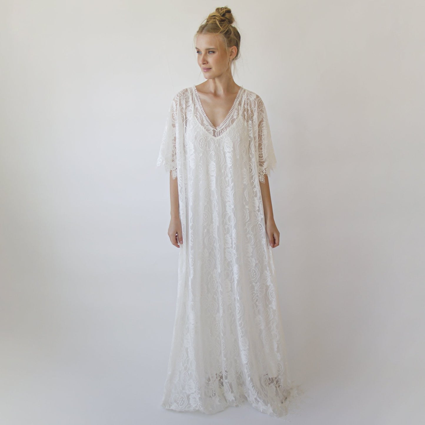 Livia Luxe Lace Caftan