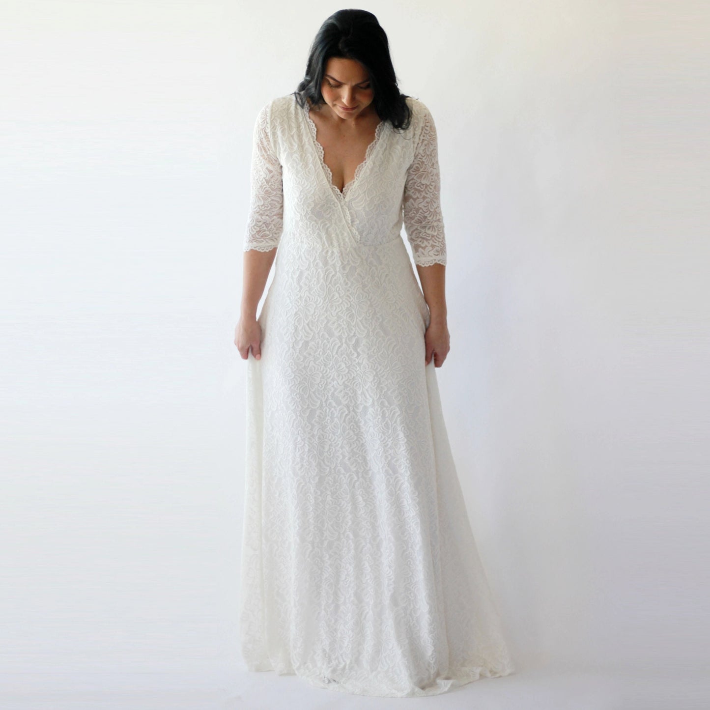 Timeless Ivory Lace Wedding Dress