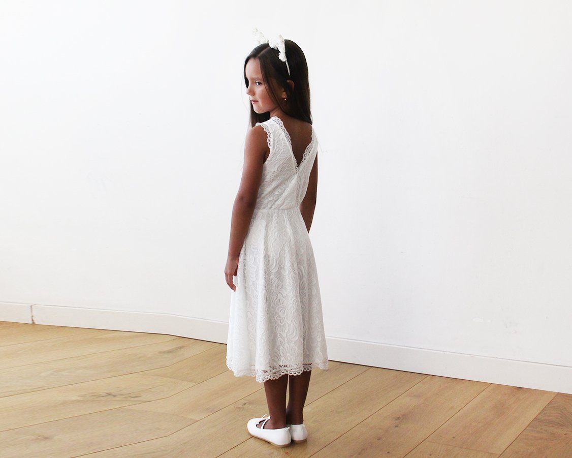 Fiora Lace Flower Girl Dress