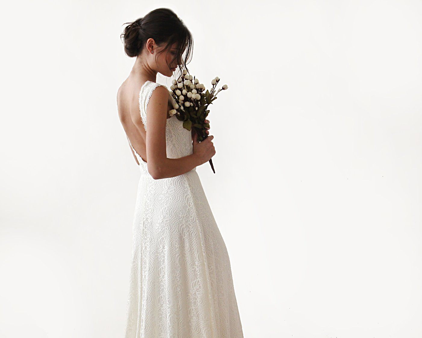 Celeste Vintage Lace Bridal Gown