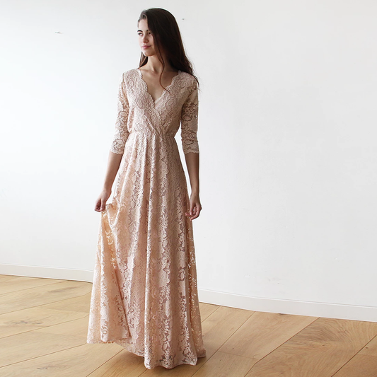 Celeste Amélie Vintage Maxi Gown