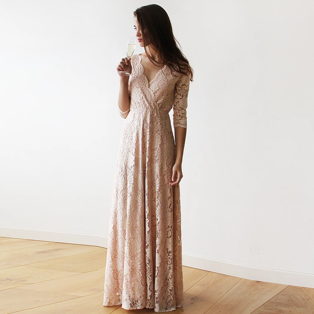 Celeste Amélie Vintage Maxi Gown