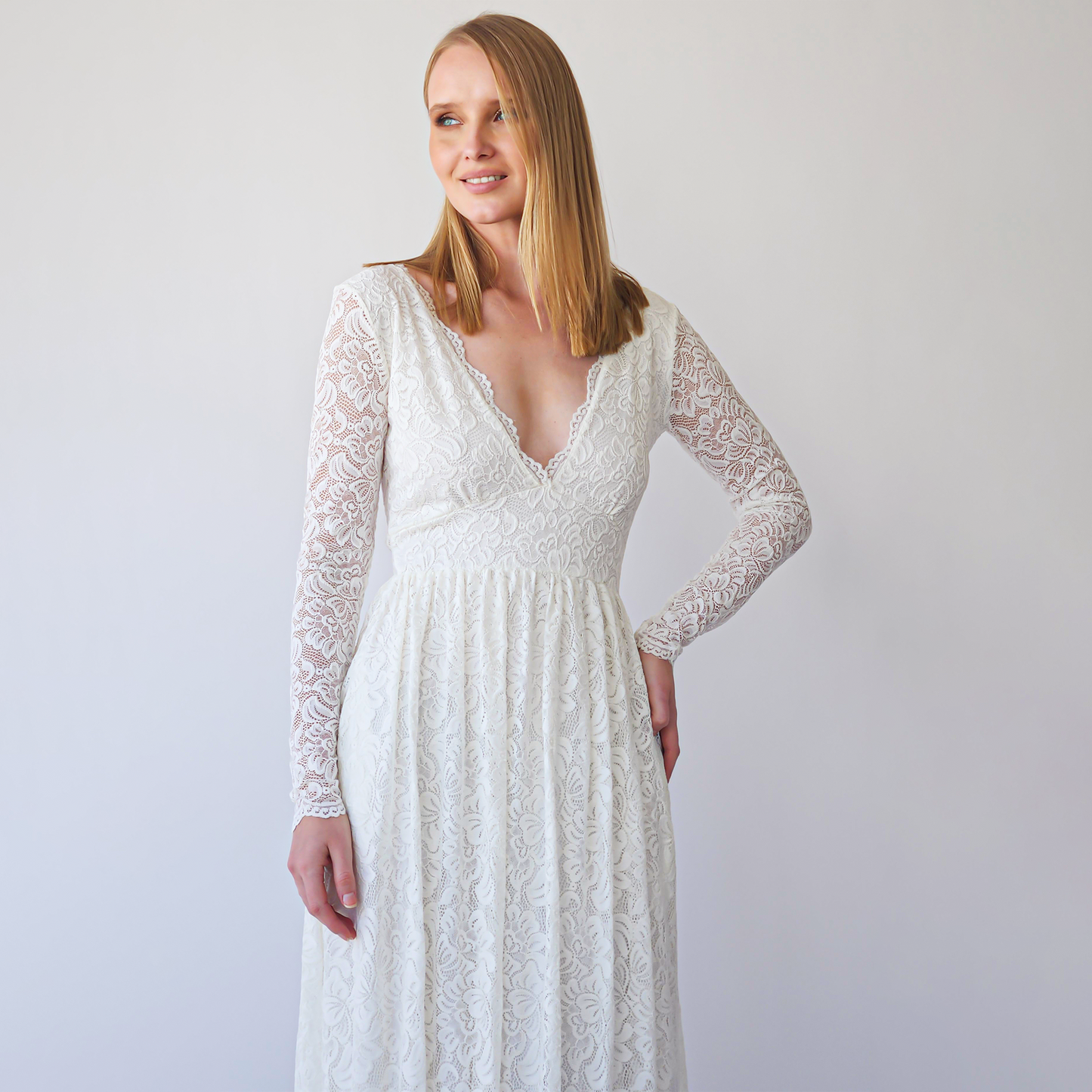 Luciana Boho Ivory Lace