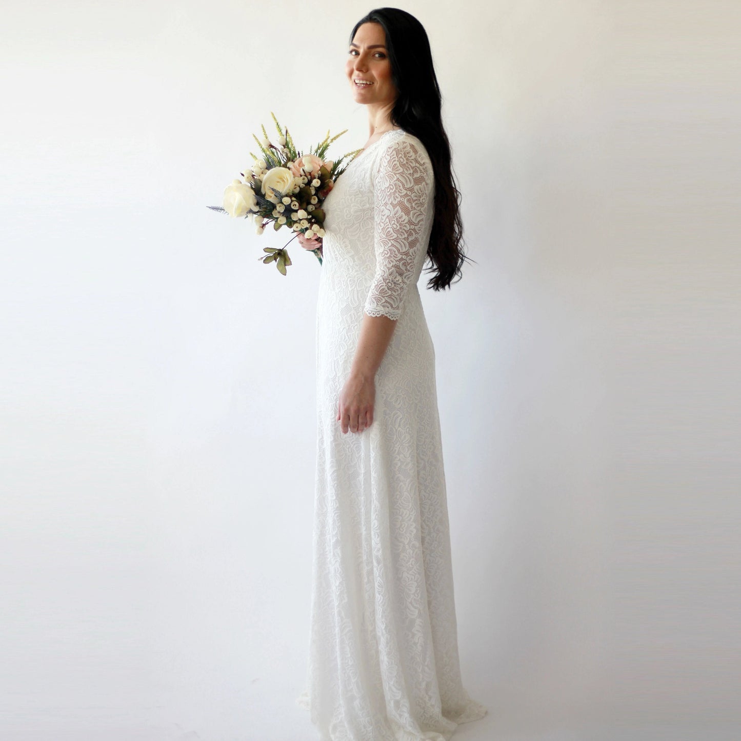 Timeless Ivory Lace Wedding Dress