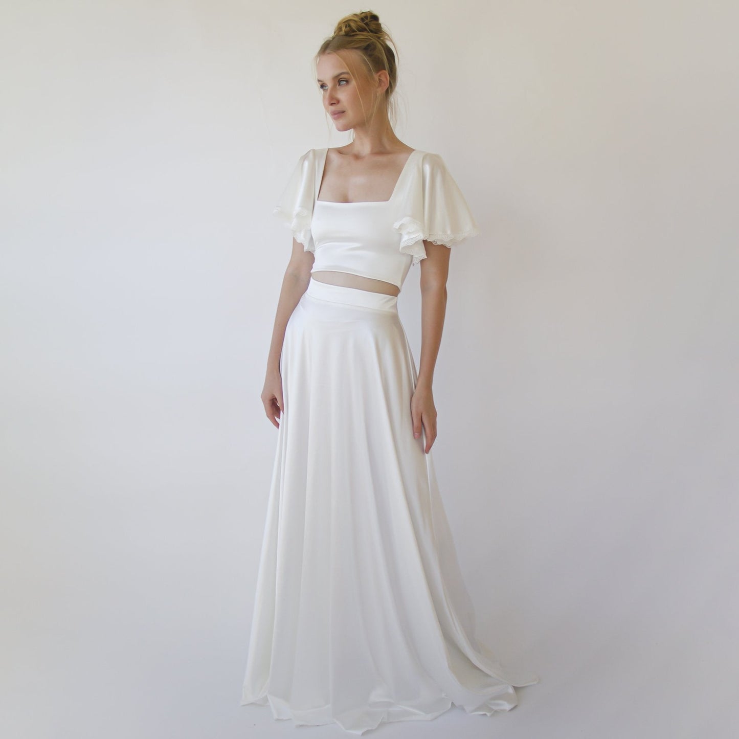 Elara Satin Bridal Ensemble