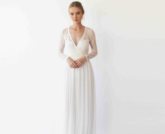 Éliane Lumière Chiffon Gown