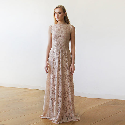 Aurora Ivory Lace Gown