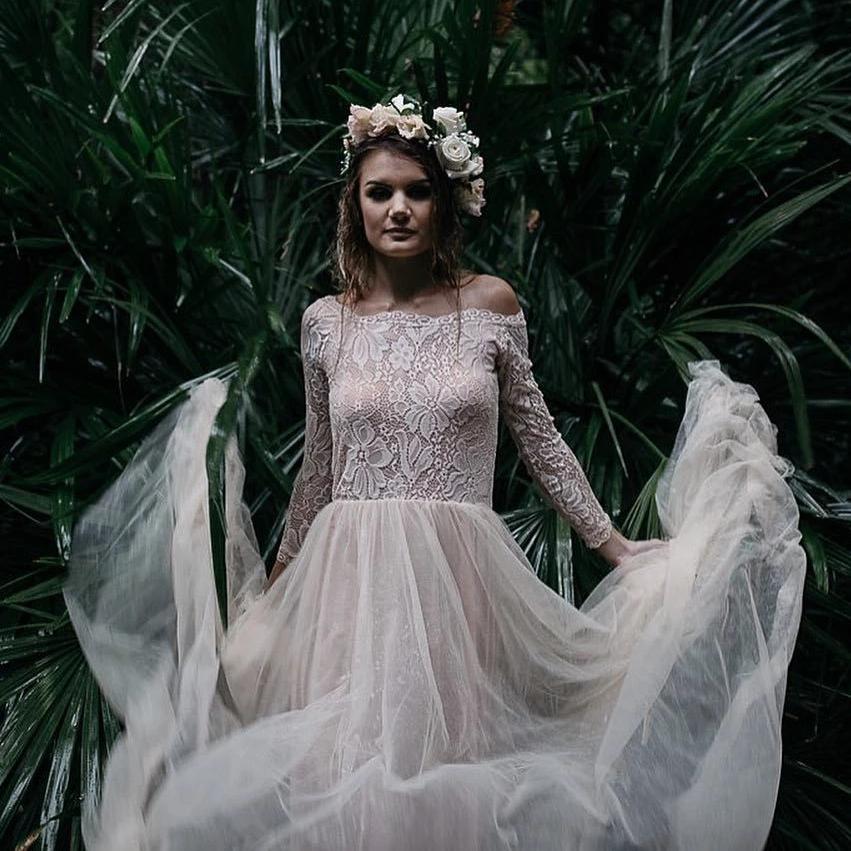 Rosa Eleganza Tulle Gown