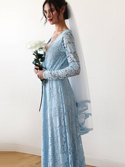 Voile Mid Lace Veil