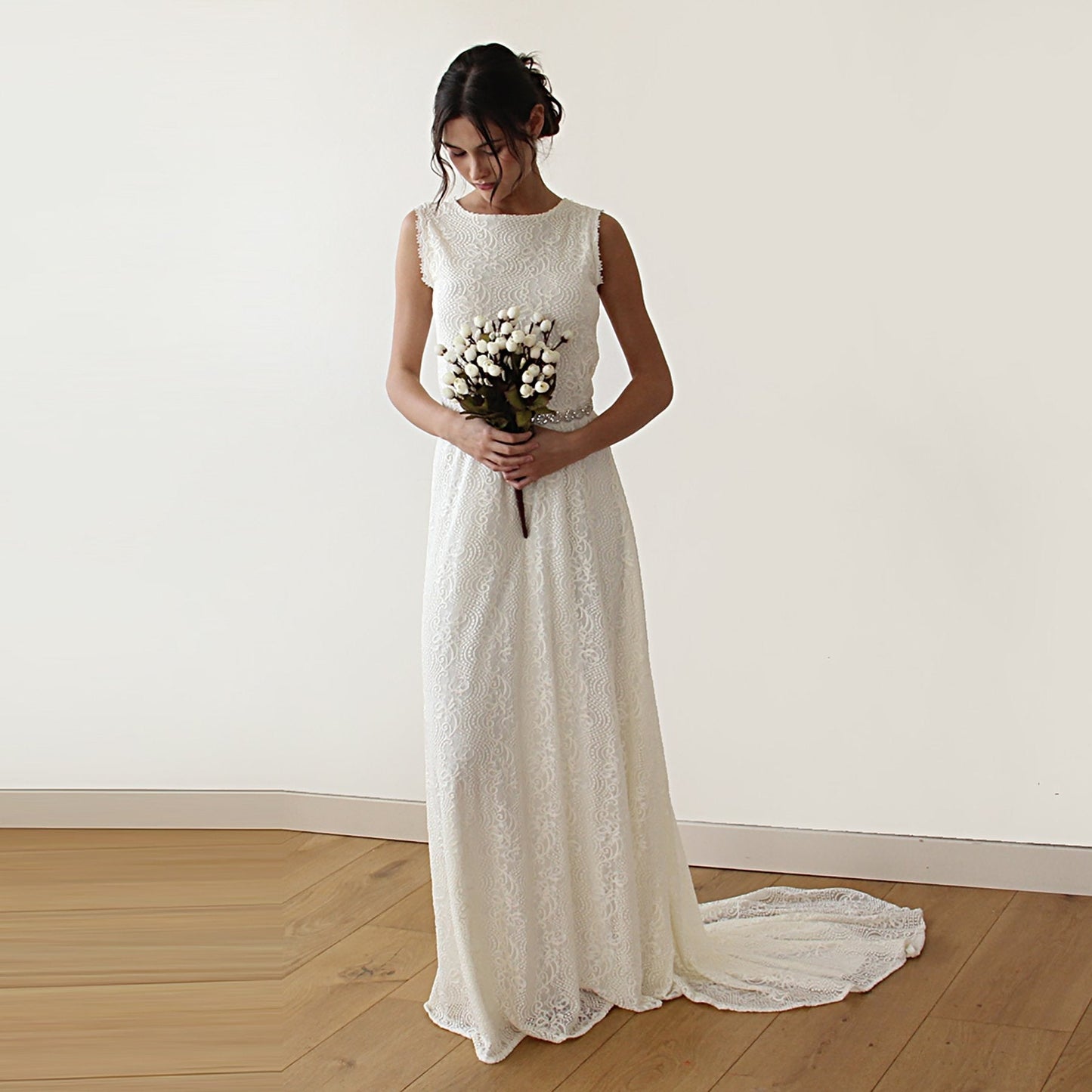 Celeste Vintage Lace Bridal Gown