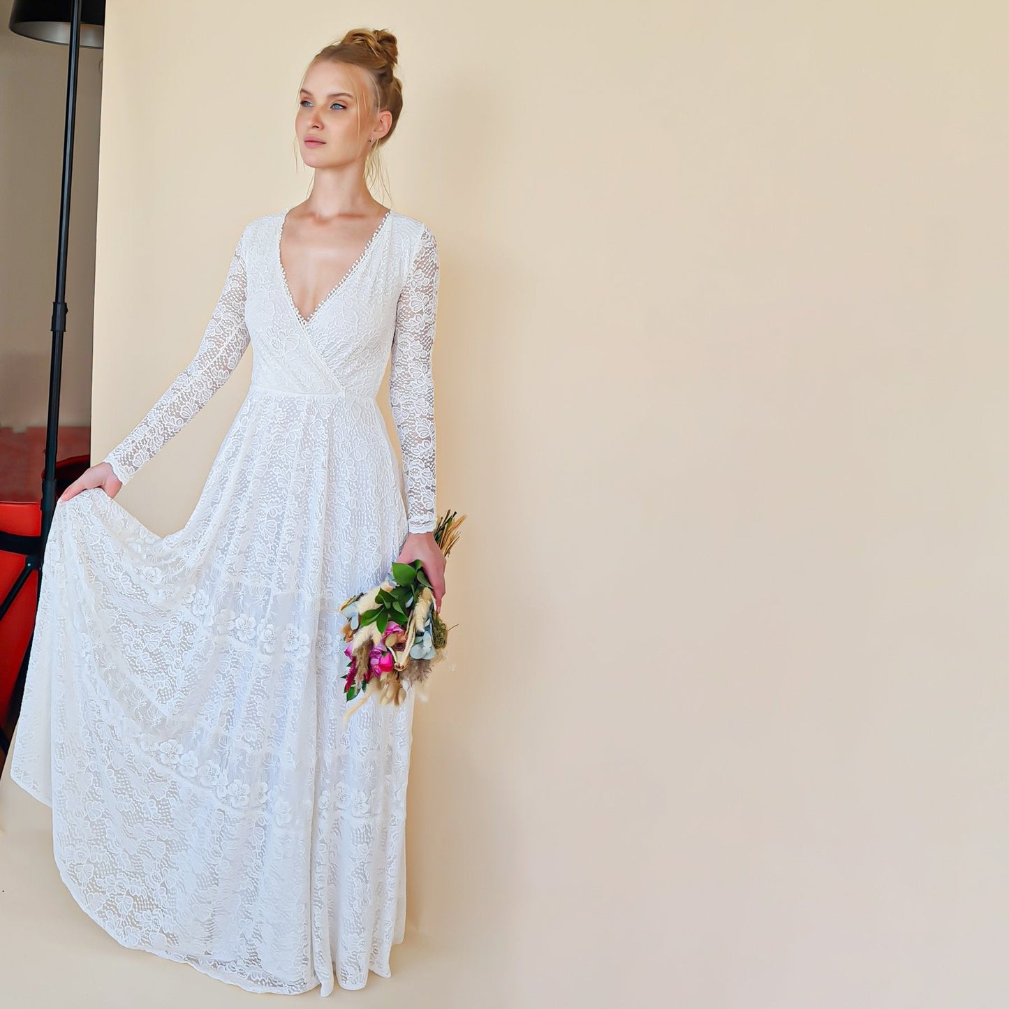 Sofia di Luce Lace Gown