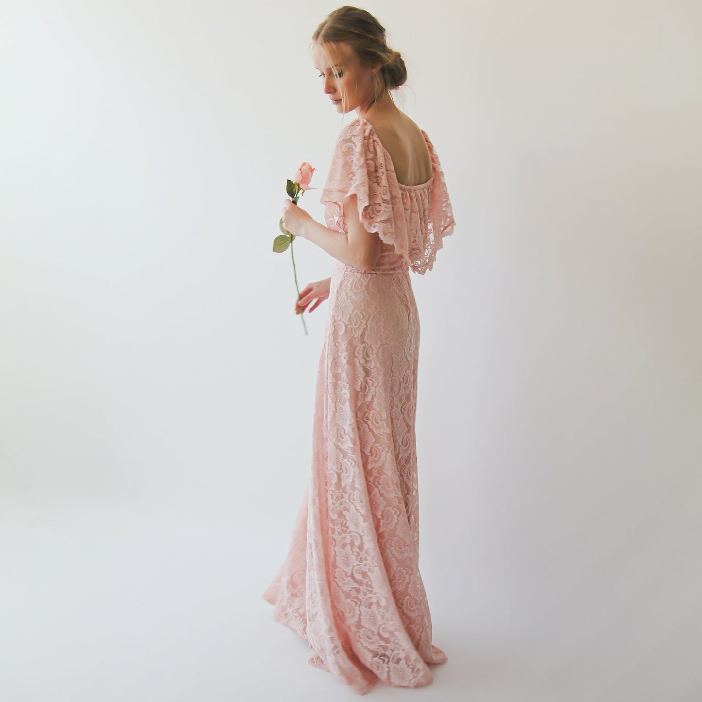 Rosalie Boho Lace Maxi Dress