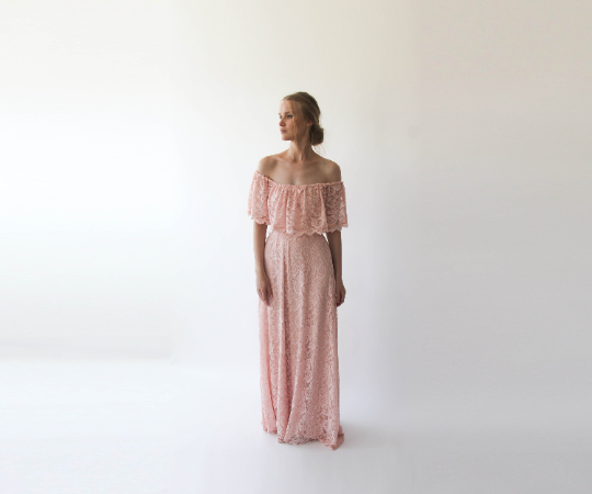 Rosalie Boho Lace Maxi Dress