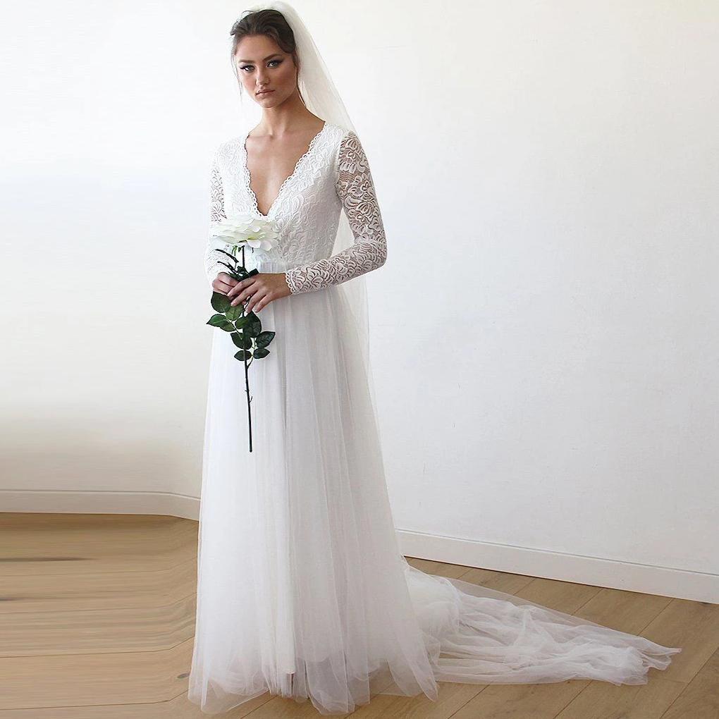 Tulle & Lace Wedding Gown #1164