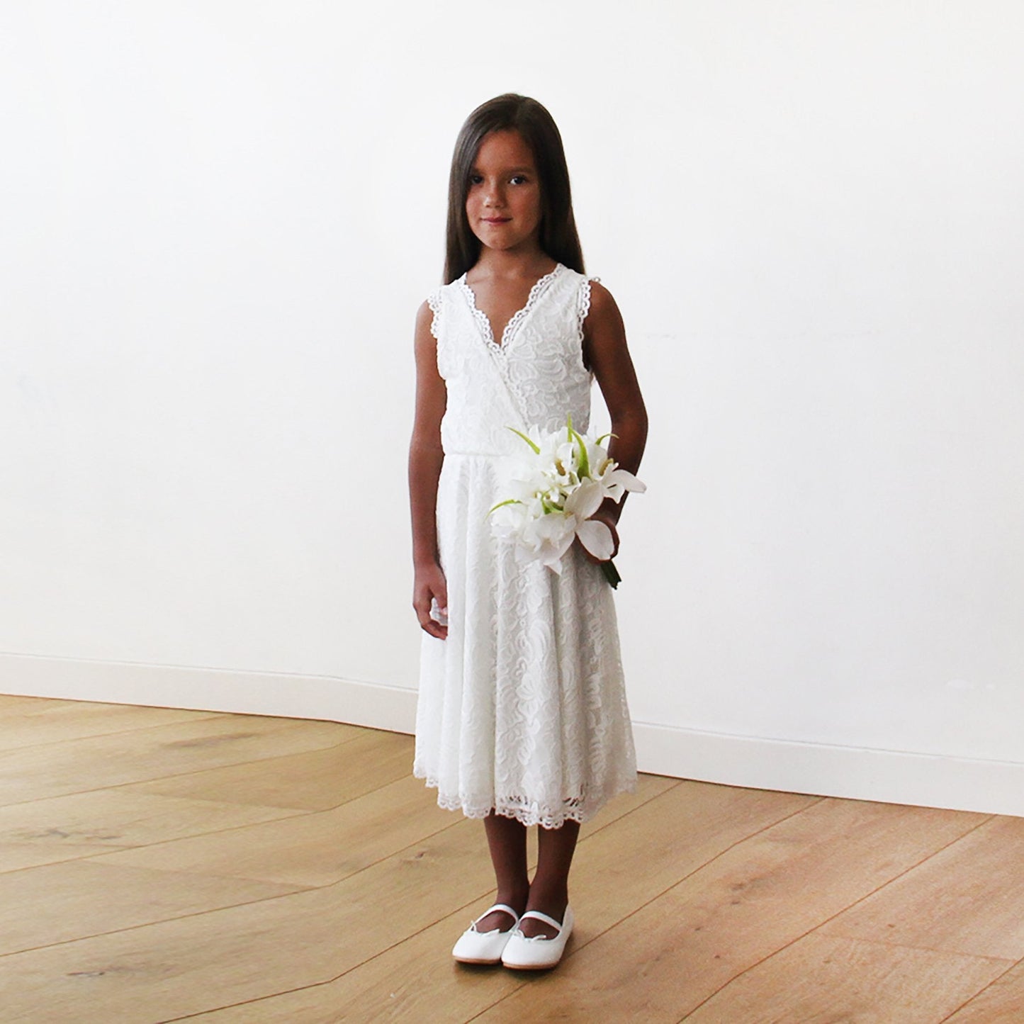 Fiora Lace Flower Girl Dress