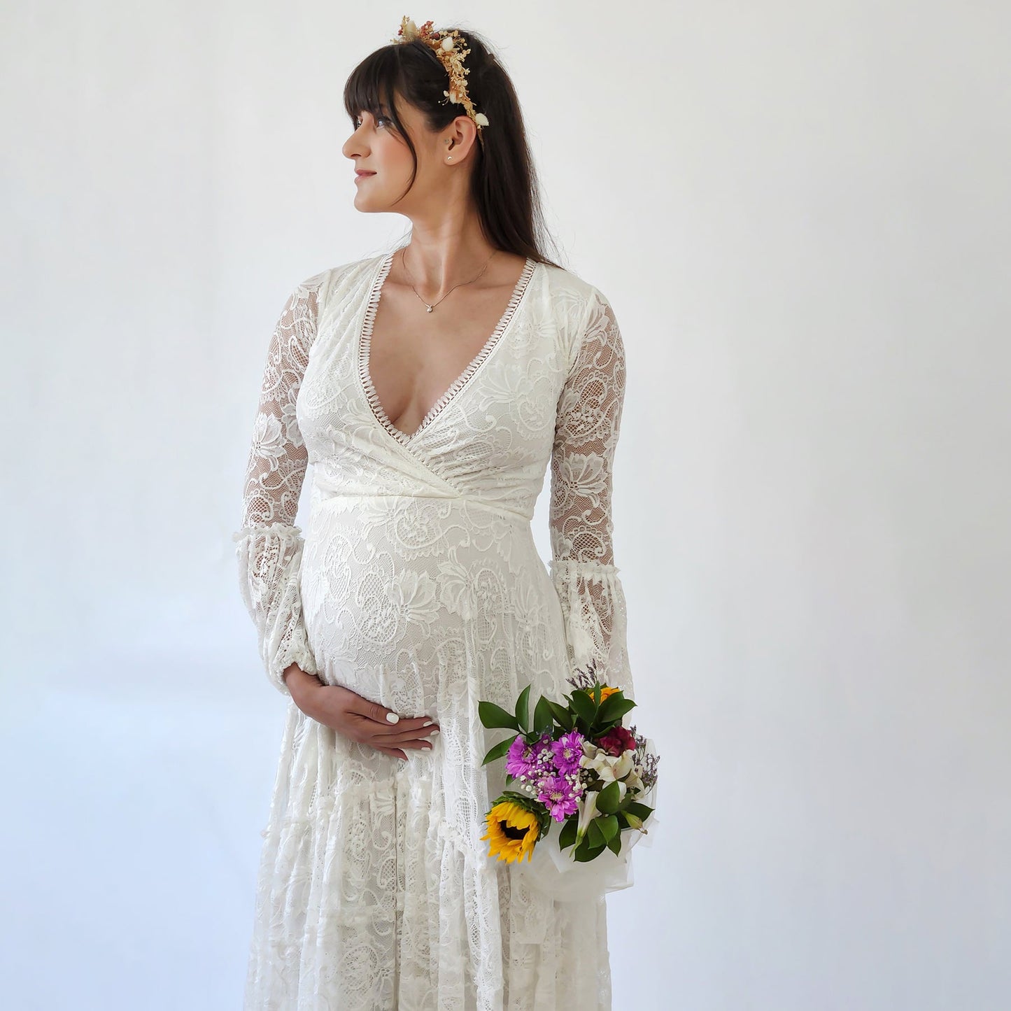 Alessia Fiora Maternity Wedding Dress