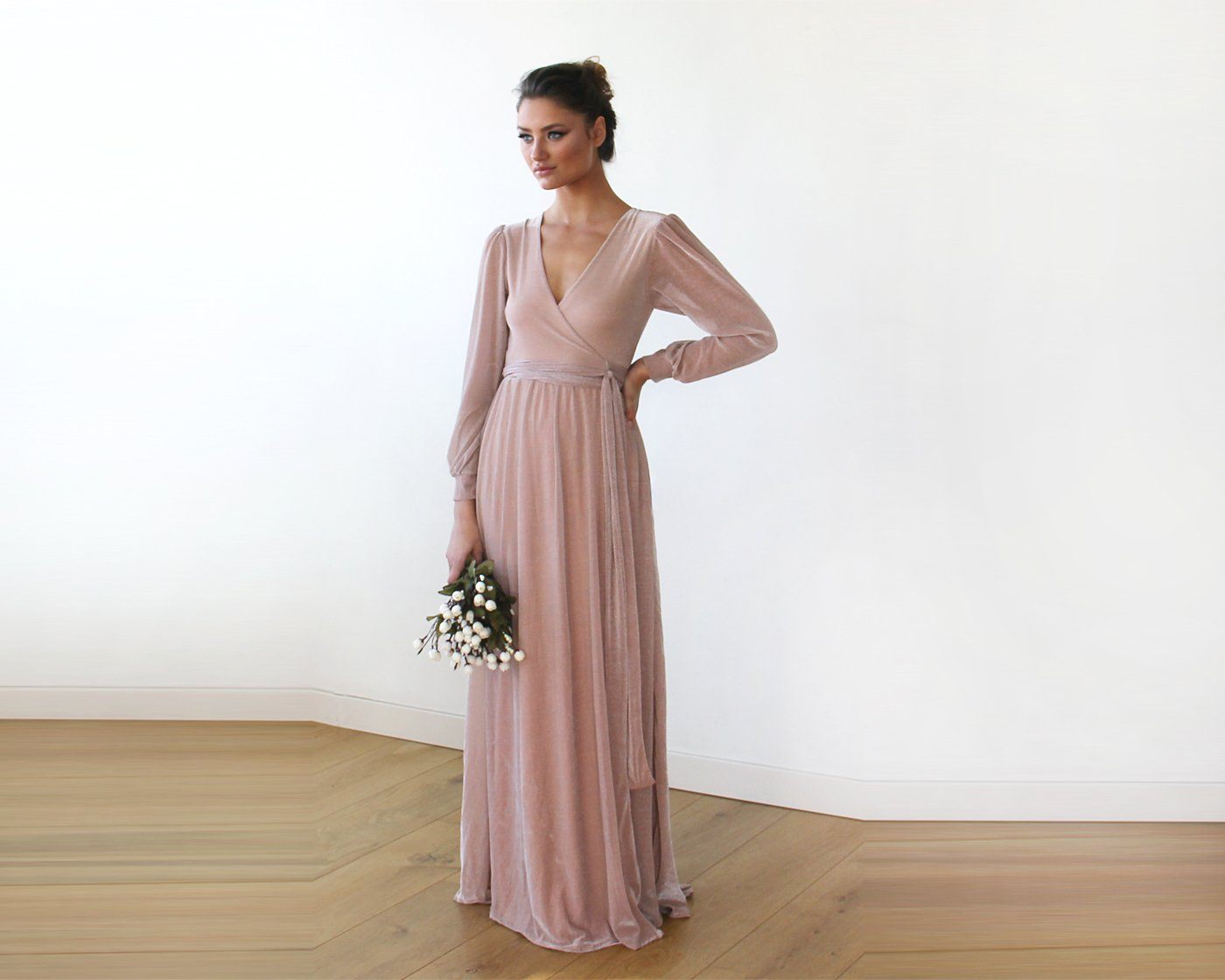 Seraphina Wrap Maxi Gown