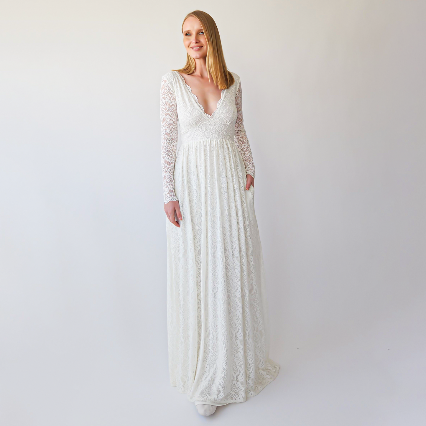 Luciana Boho Ivory Lace