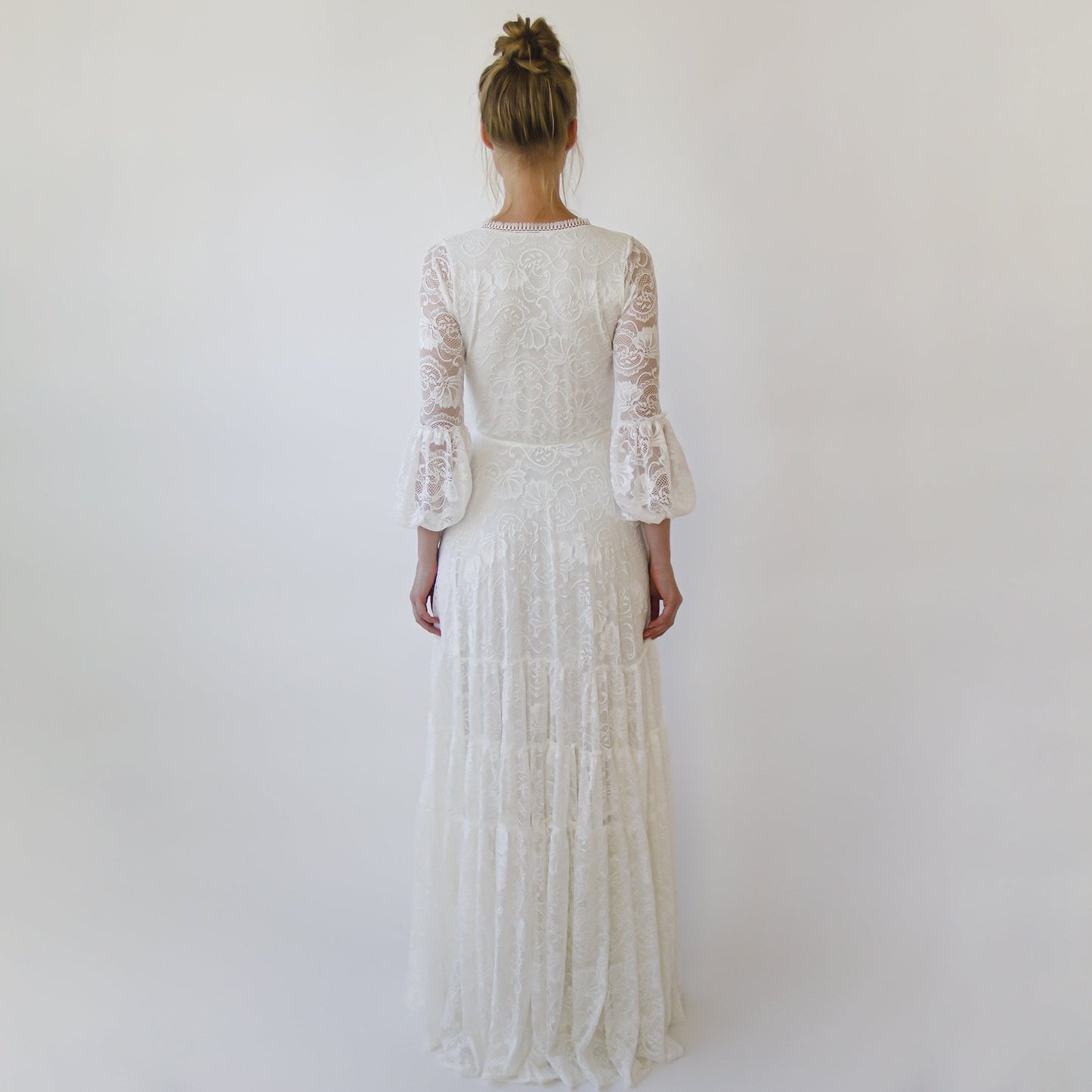 Aria Gypsy Lace Layered Gown