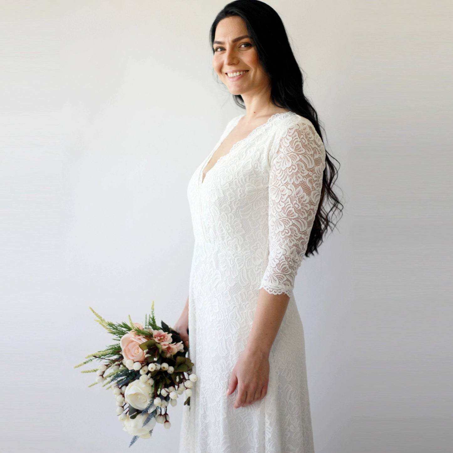 Timeless Ivory Lace Wedding Dress