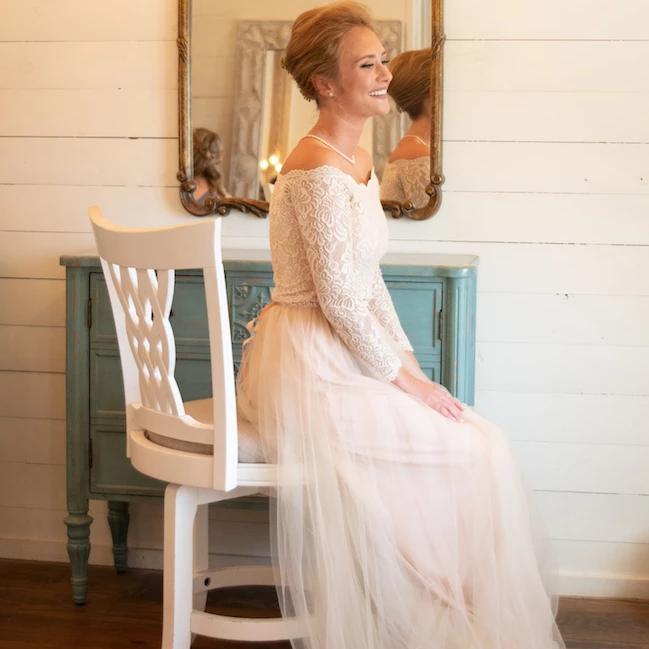 Rosa Eleganza Tulle Gown