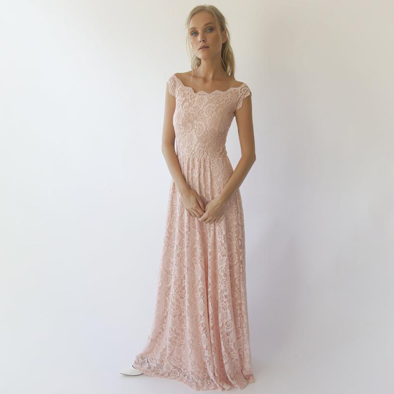 Esmée Rosette Lace Gown