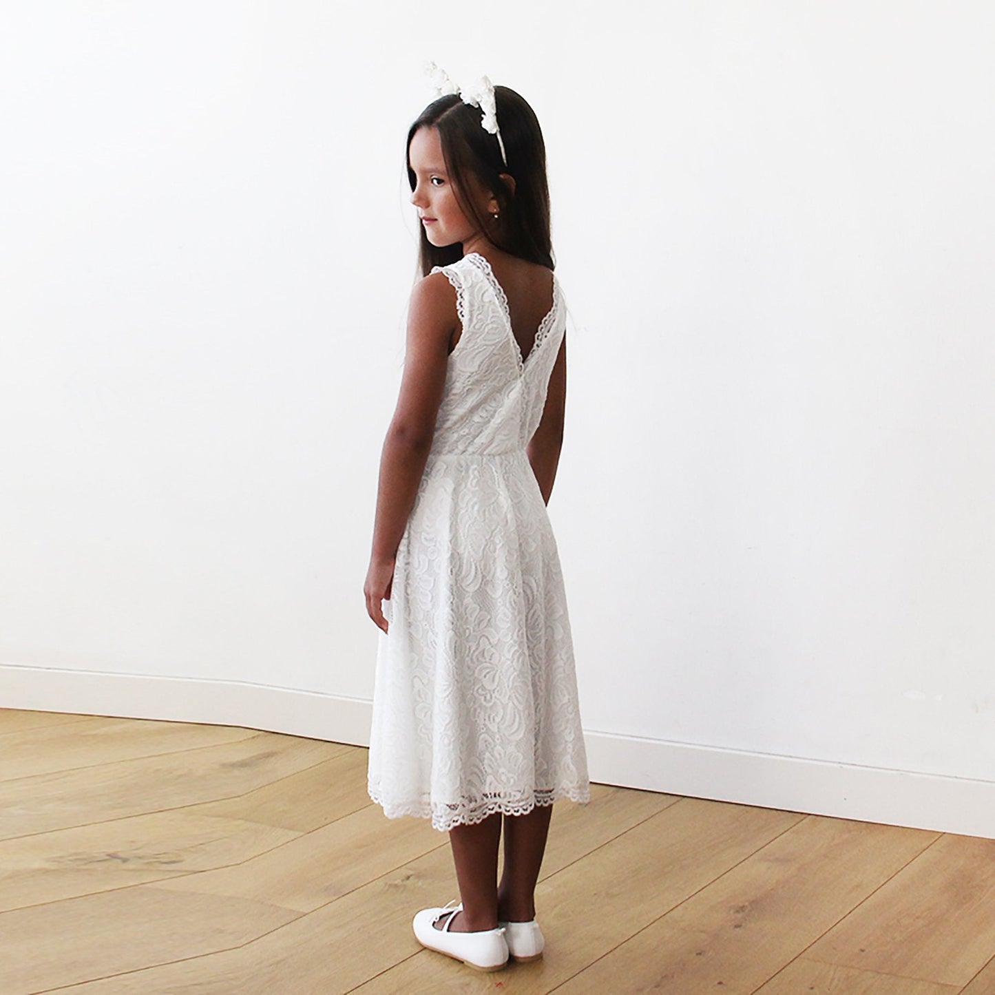 Fiora Lace Flower Girl Dress