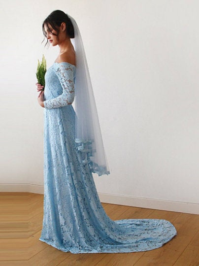 Voile Mid Lace Veil