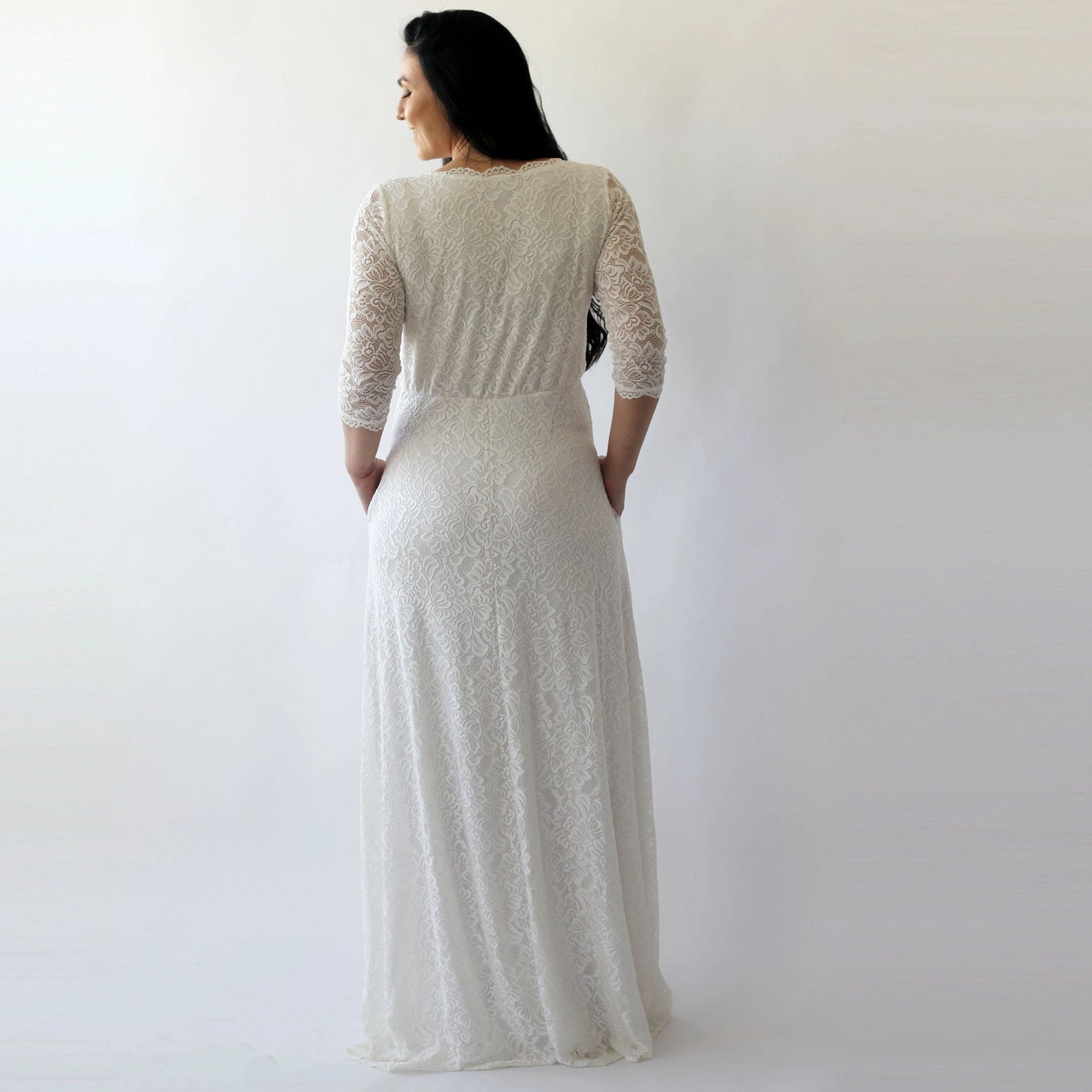 Timeless Ivory Lace Wedding Dress