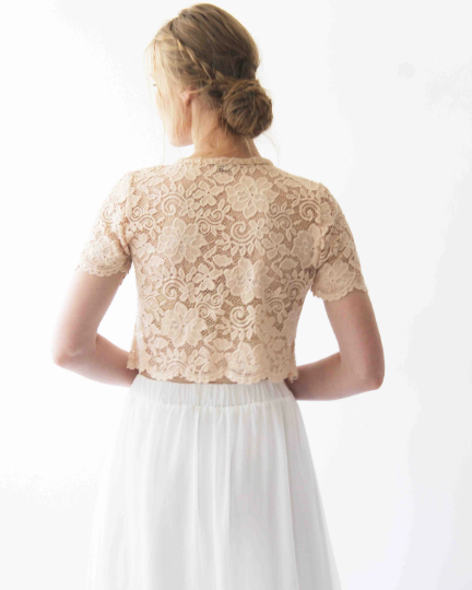 Isabelle Lace Top & Chiffon Skirt Set