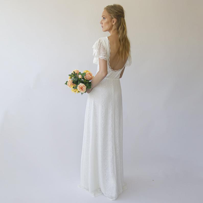 Luna di Fiori Boho Lace Gown