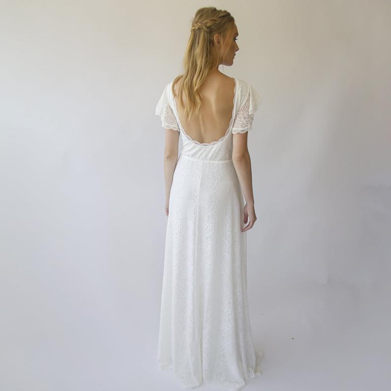 Luna di Fiori Boho Lace Gown