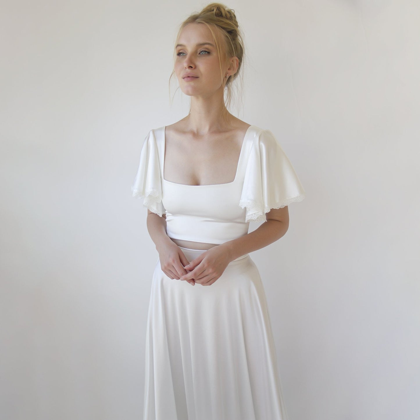 Elara Satin Bridal Ensemble